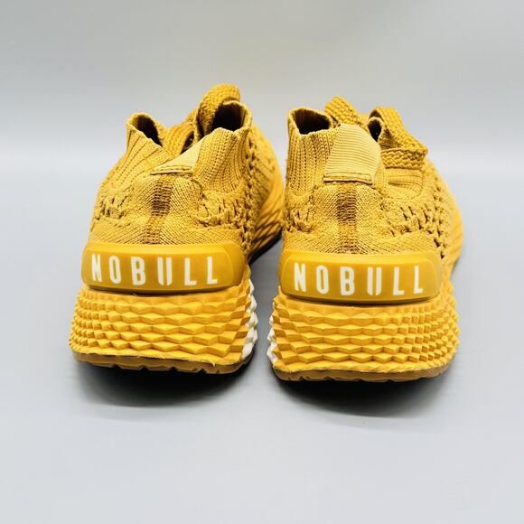 Nobull Shoes Womens 6 Yellow Knit Trainer Athletic Lightweight Gym Sneakers - Picture 6 of 11